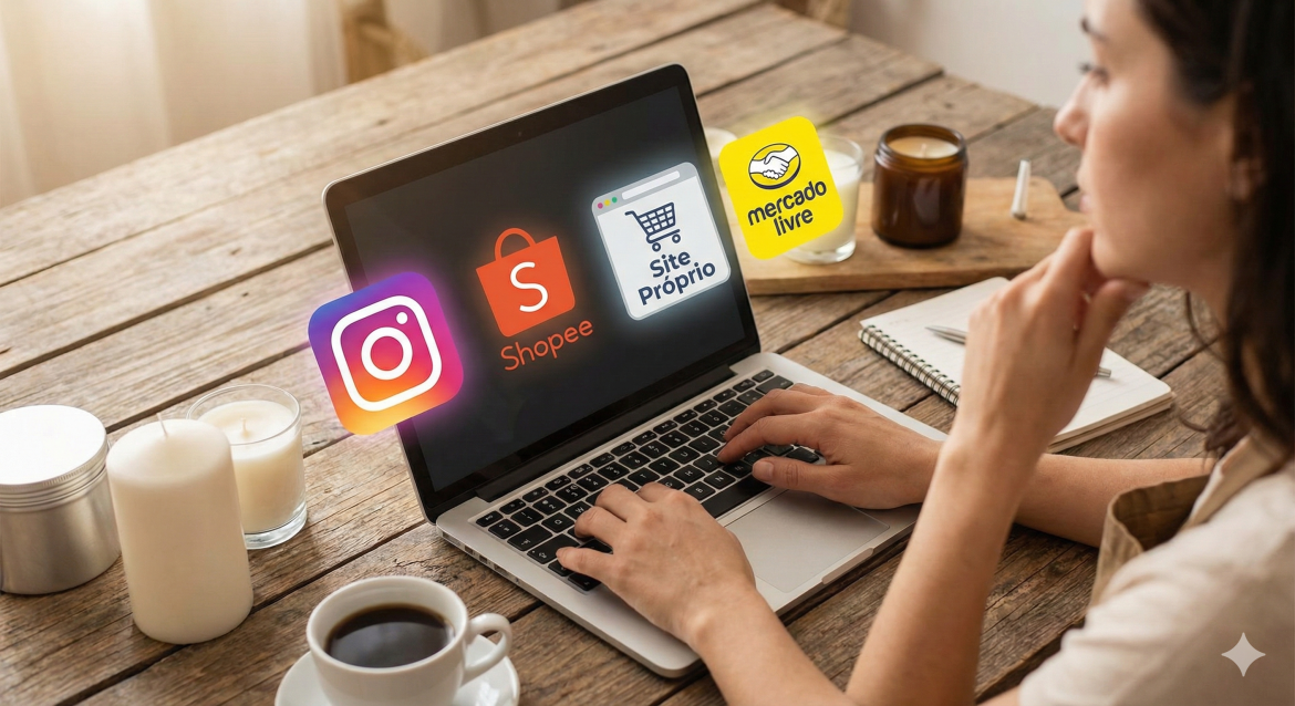 Onde e como vender minhas velas por Ligia Rubia