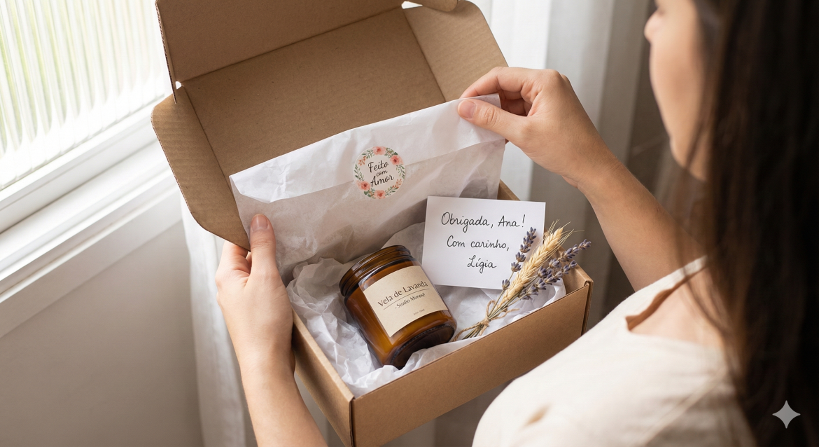 Recebendo meu pedido do Studio Mimosê