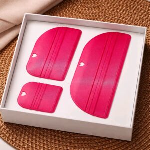 Kit de Espátulas Profissionais Pink para Encadernação e Aplicação de Vinil (3 Tamanhos) - Imagem 4